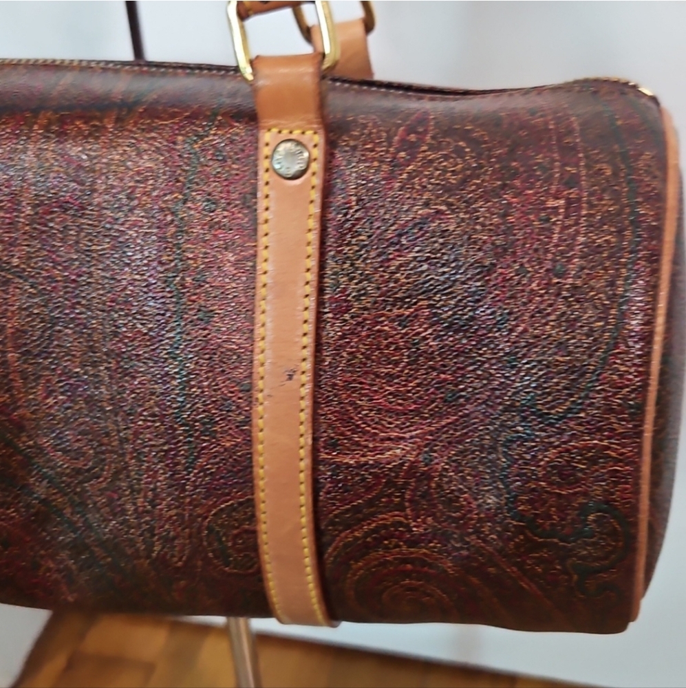 Etro Vintage 1997 Mini Barrel Bag (EUC) - Picture 8 of 16